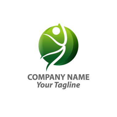 Yaratıcı insanlar logo tasarım vektör şablon ögesi