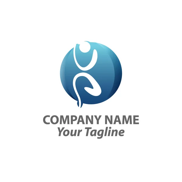 Creatieve mensen logo ontwerp vector template element — Stockvector