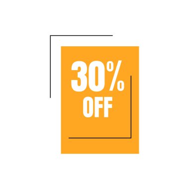 % 30 indirimli indirim% 30 indirimli Pazarlama Reklam Posteri Ba