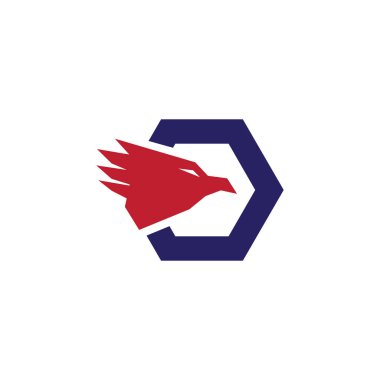Şahin kartal logo vektörü 