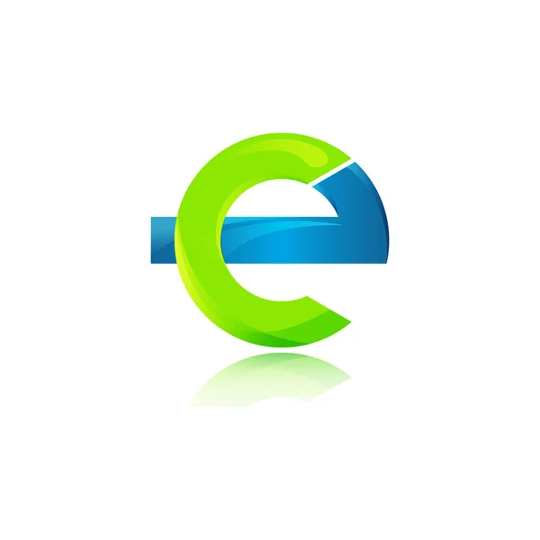 Abstract E Letter Logo Template — Stock Vector