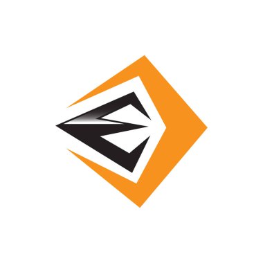 Yaratıcı başlangıç E Letter Logo Tasarım Vektör Çizimleri