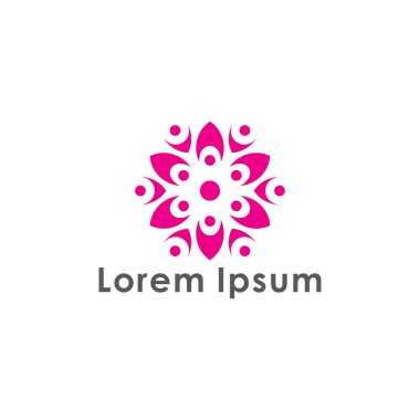 Soyut Cyrcle logo tasarımı. Vektör logo şablonu