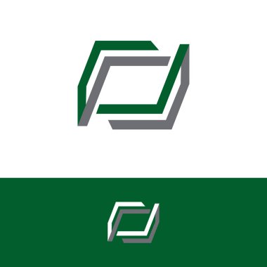 İş şirketi için soyut logo. Kurumsal kimlik tasarımı el