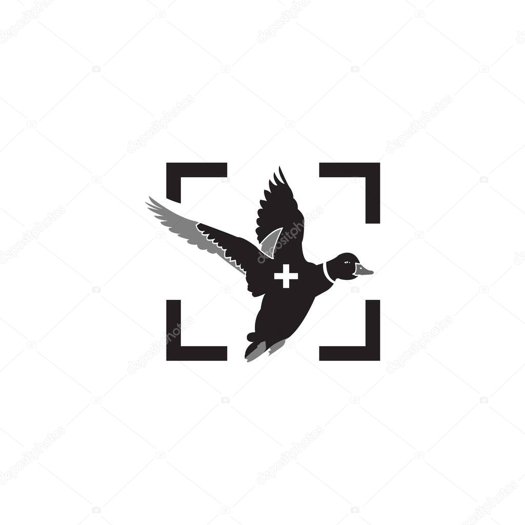 Duck hunt shooting club logo patches.