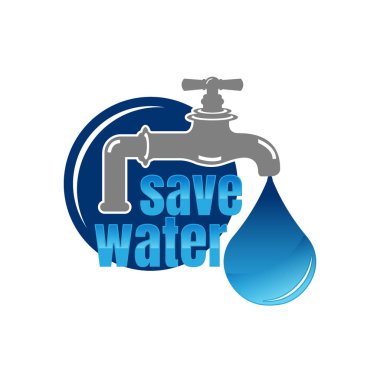 Suyu kaydet - kağıt kesikli su ile ekoloji kavramı