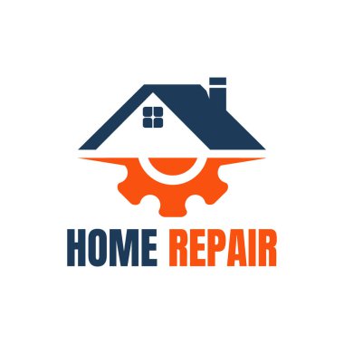 Home Repair Logo Template with handyman tools symbol