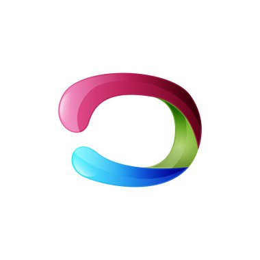 İlk harf D logo tasarım şablonu. İş kurumsal harfi D logo tasarımı resmi