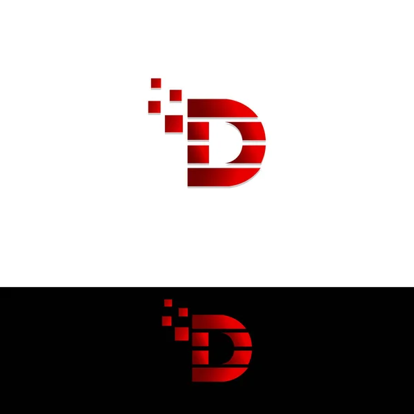 元素设计的简单设计初始字母D 为贵公司设计的摘要设计信D 病媒说明Eps Eps — 图库矢量图片