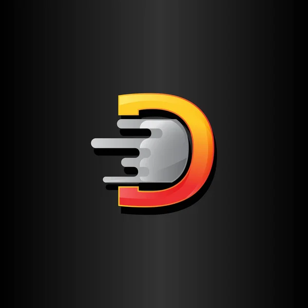 现代设计字母D的元素设计符号 给贵公司的技术设计信D 病媒说明Eps Eps — 图库矢量图片