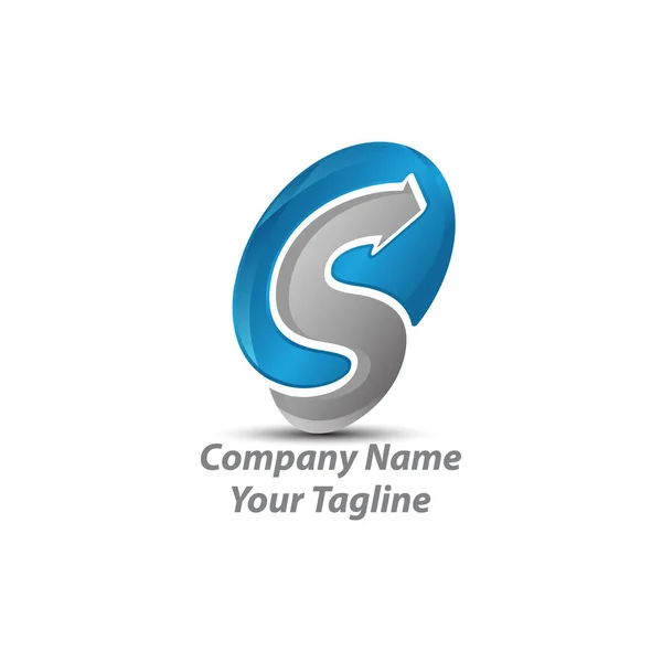 商业企业字母 标志设计矢量 简单和干净的平面设计的字母 标志矢量模板 — 图库矢量图片