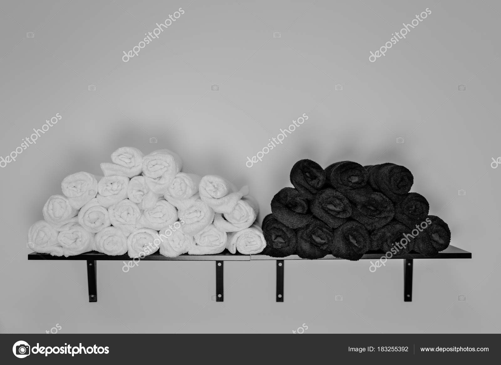 Hairdressing Towels Bathroom Towels Spa Towels Black White Towels