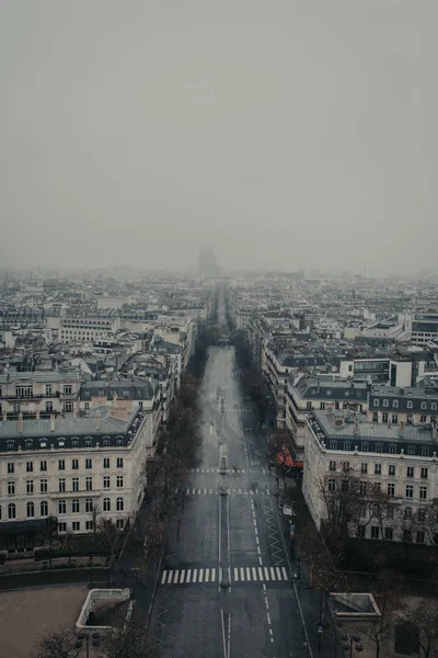 Paris background from Arc de Triomphe