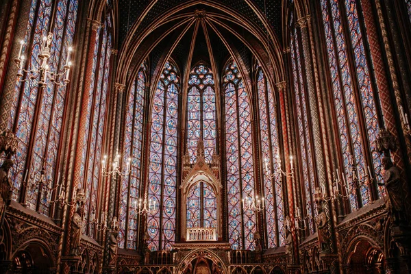 Sainte Chapelle Paris Αρχιτεκτονική Έννοια — Φωτογραφία Αρχείου
