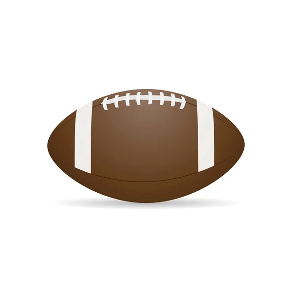 Vector image ball for American football. — Stock Vector