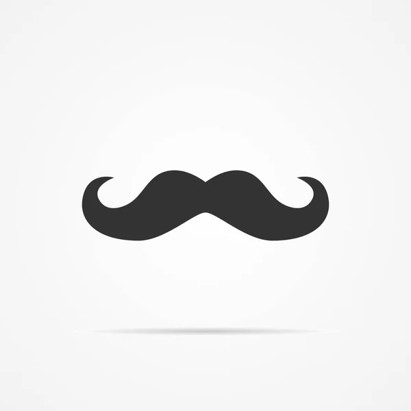 Vector image of the icon is a mustache. — Stock Vector