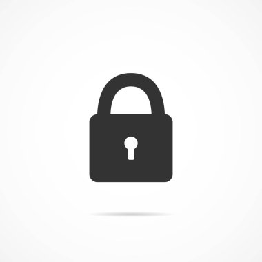 Vektör görüntü kilit simgesi.