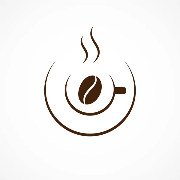 Vektor Bild Kaffee Logo. — Stockvektor