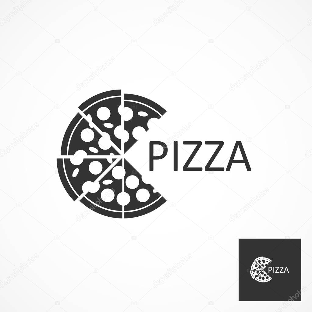 Vector image of the pizza logo.