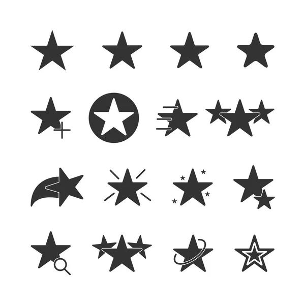 Vektör görüntü yıldız Icons set.