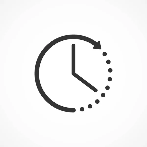 Векторное изображение значка времени . — стоковый вектор