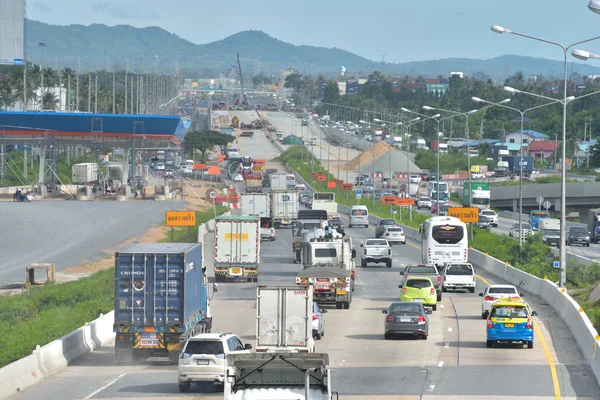 heavy traffic in Thailand