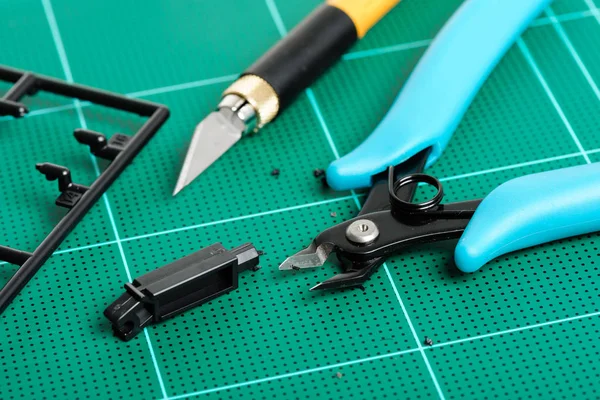 Closeup plastic nippers — Stock Photo, Image