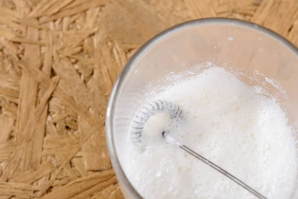 A espuma de leite — Fotografia de Stock