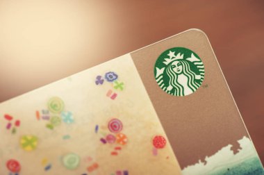 Starbucks kartı üzerinde logo