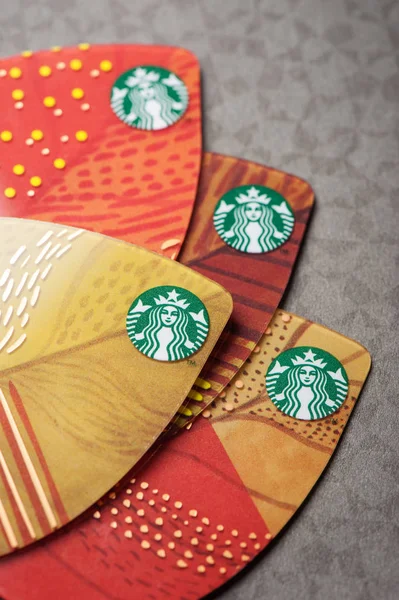 closeup Starbucks kartı