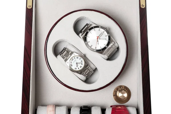Aufbewahrungsbox für Armbanduhren — Stockfoto