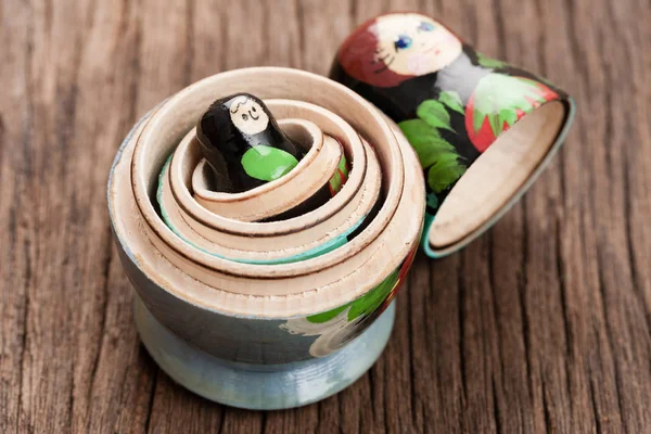 Russische nesting dolls — Stockfoto