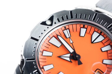 details of luxury wristwatch clipart