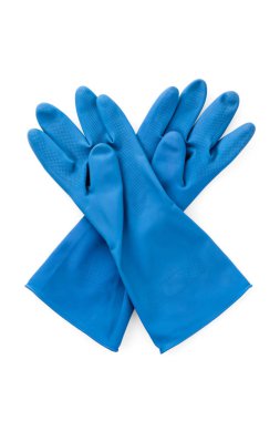 Mavi kauçuk eldiven