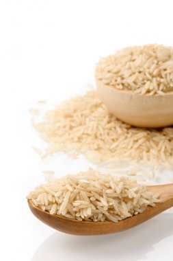 kahverengi pirinç yığını