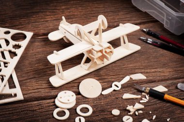 balsa wood model clipart