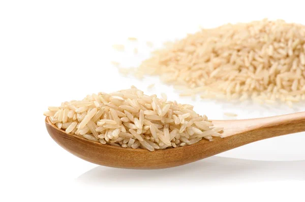 Grămadă de orez brun — Fotografie, imagine de stoc