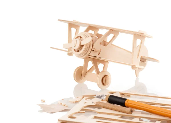 Balsa wood model — Stock Photo, Image