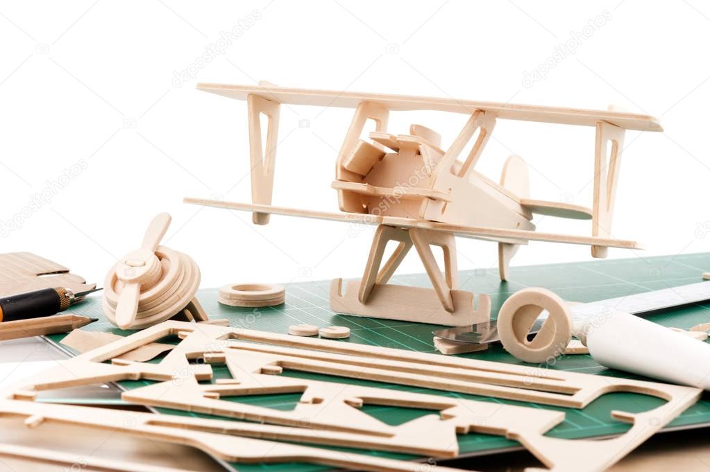 balsa wood model