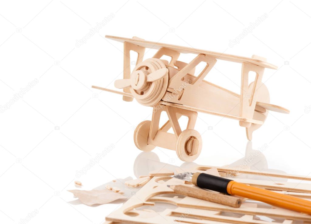 balsa wood model