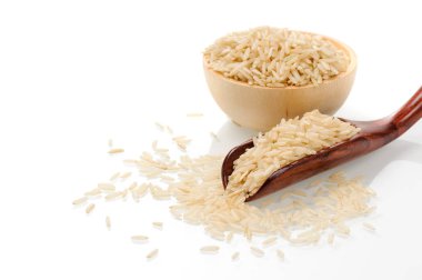 kahverengi pirinç yığını