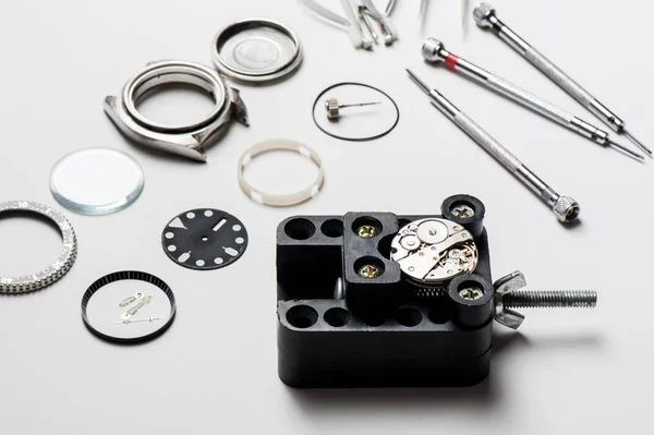 Parts of luxury watch — Stock Photo, Image