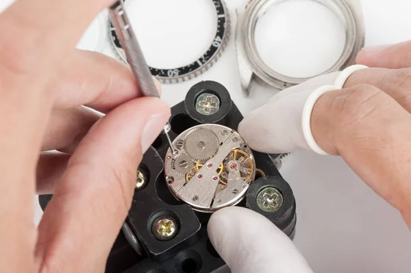 repairing the watch