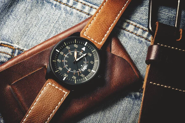 Reloj de estilo militar — Foto de Stock