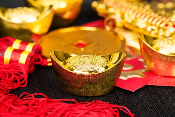Chiński sztabki złota — Zdjęcie stockowe