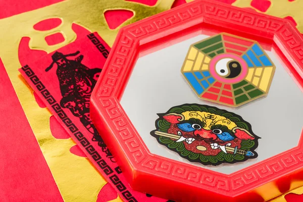 Feng Shui Bagua Mirror — Stock Photo, Image