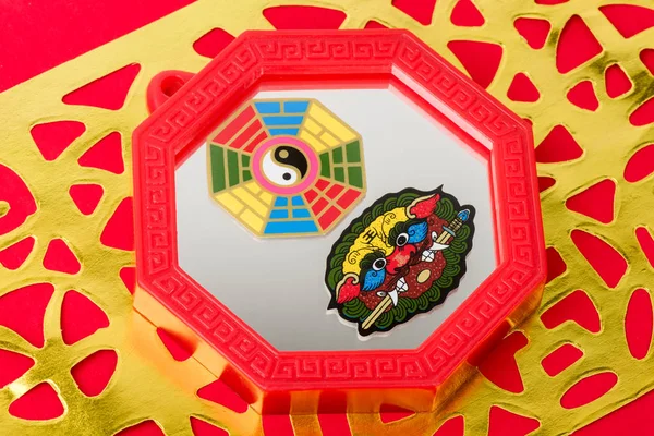 Feng Shui Bagua Mirror — Stock Photo, Image