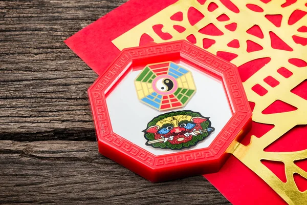 Feng Shui Bagua aynası — Stok fotoğraf