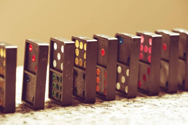 A domino kavicsokat — Stock Fotó