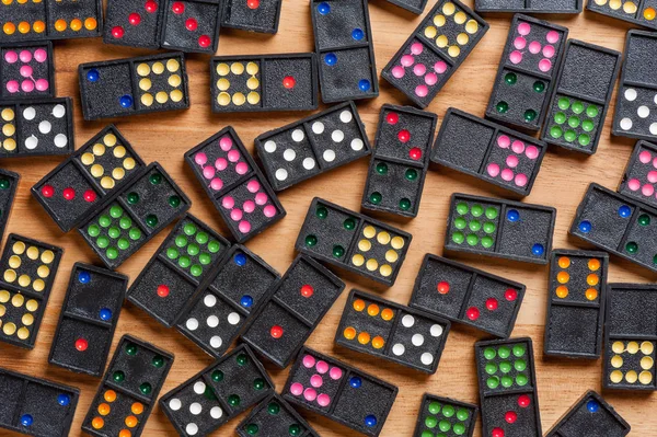 Domino herní kameny — Stock fotografie